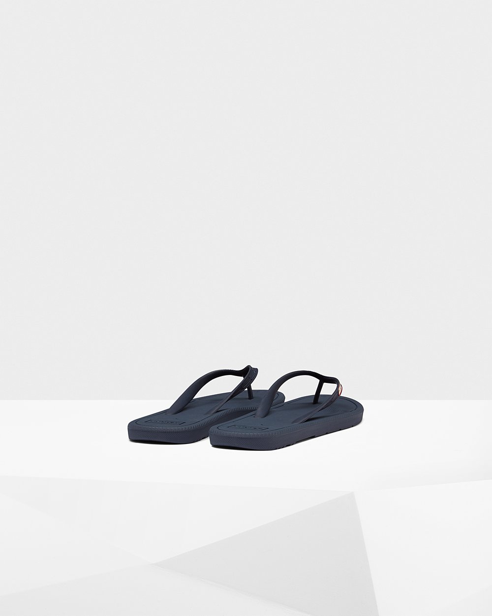 Womens Flip Flops - Hunter Original (41SAQWICP) - Navy